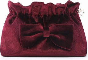 Velvet Makeup Bag Velvet Purse Cosmetic Bag with Zipper, Toiletry/Travel Bag Bag for Women Girls Gift for Woman Birthday, Thanksgiving, Christmas Valentines Day Gifts