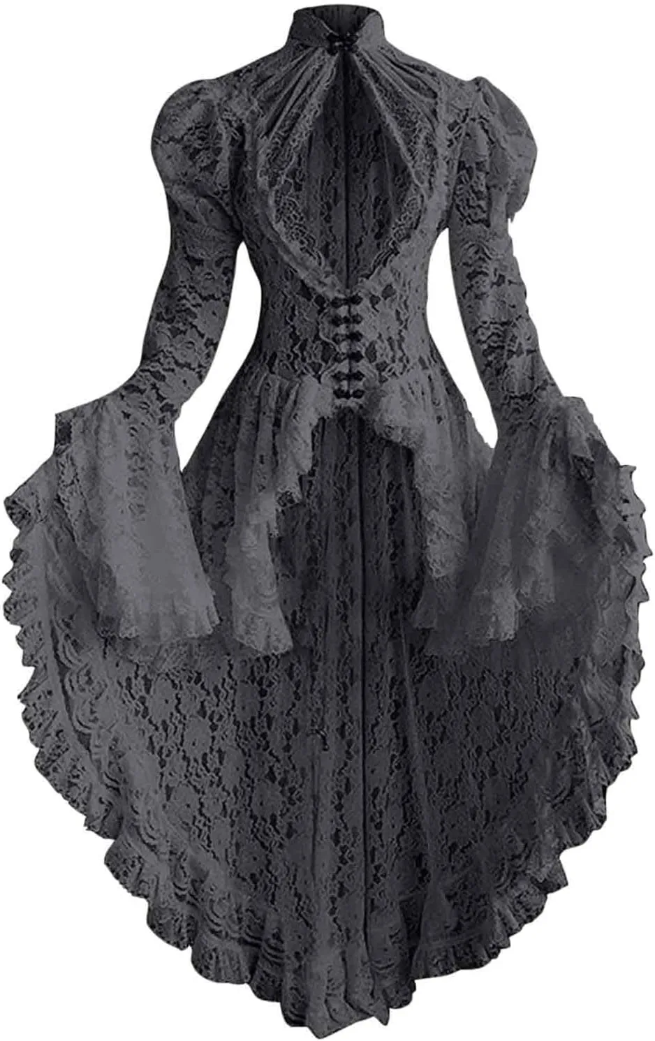 Victorian Dress for Women Retro Medieval Renaissance Corset Dress 18 Century Vampire Fairy Dresses Halloween Costumes