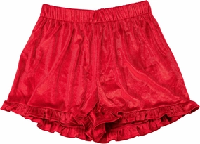 Violet and Brooks Womens Velvet Ruffle Short