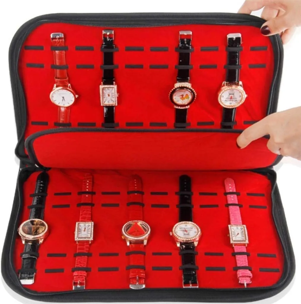 Watch Box Display Holder Organizer Bracelet Jewellery Watches