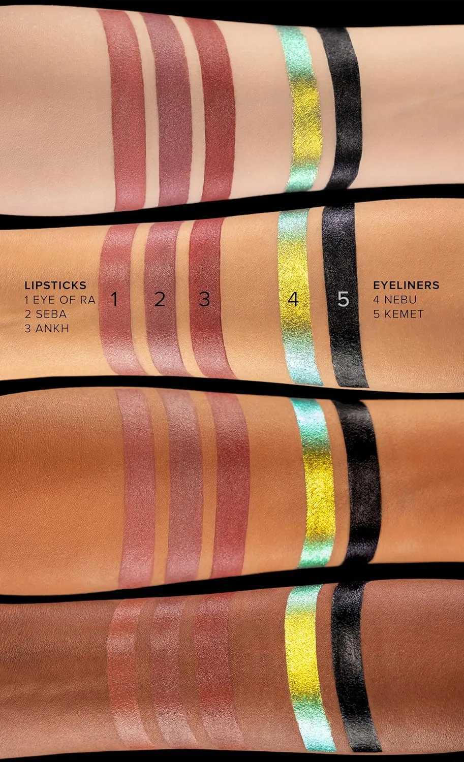 Whats Up Beauty - Egyptian Queen Lipstick - Shade Ankh Clean Cruelty Free Vegan Lip Makeup Rosewood Red