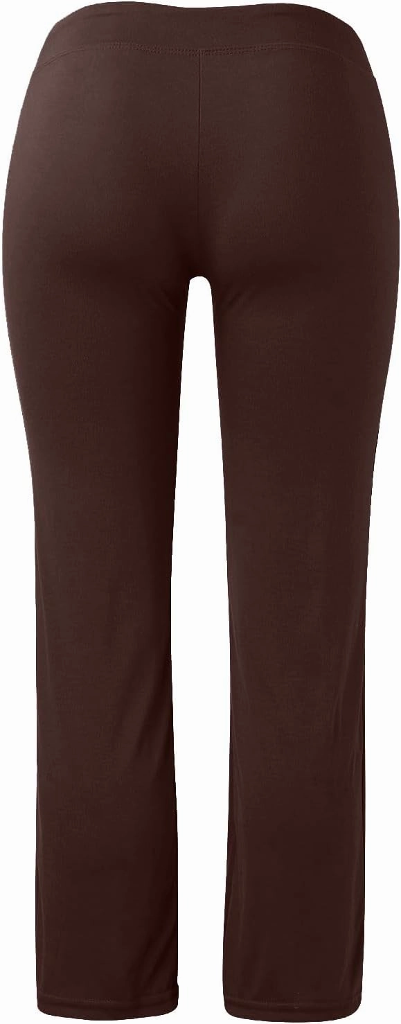 Wide Leg Yoga Pants for Women High Waist Tummy Control Flare Leggings Athletic Casual Gym Workout Stretchy Pants