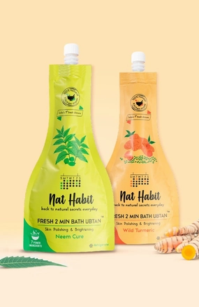 Wild Turmeric Bath Ubtan   Neem Cure Bath Ubtan