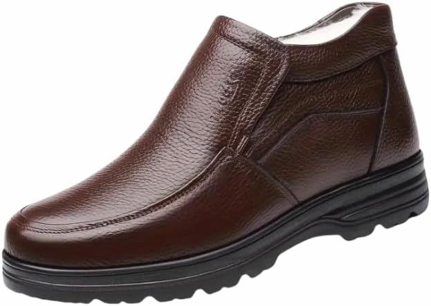 Winter Outdoor Light Warm Hiking Shoes, Plus Velvet and Thickened Men's high top Snow Boots