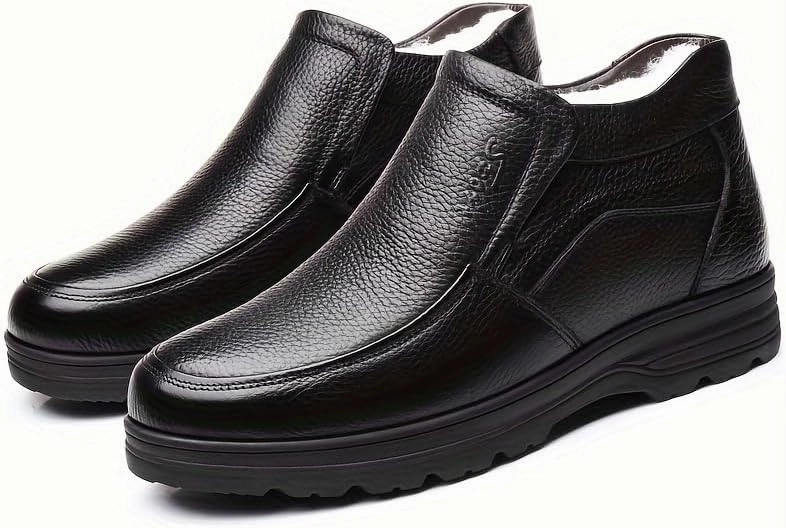 Winter Outdoor Light Warm Hiking Shoes, Plus Velvet and Thickened Men's high top Snow Boots