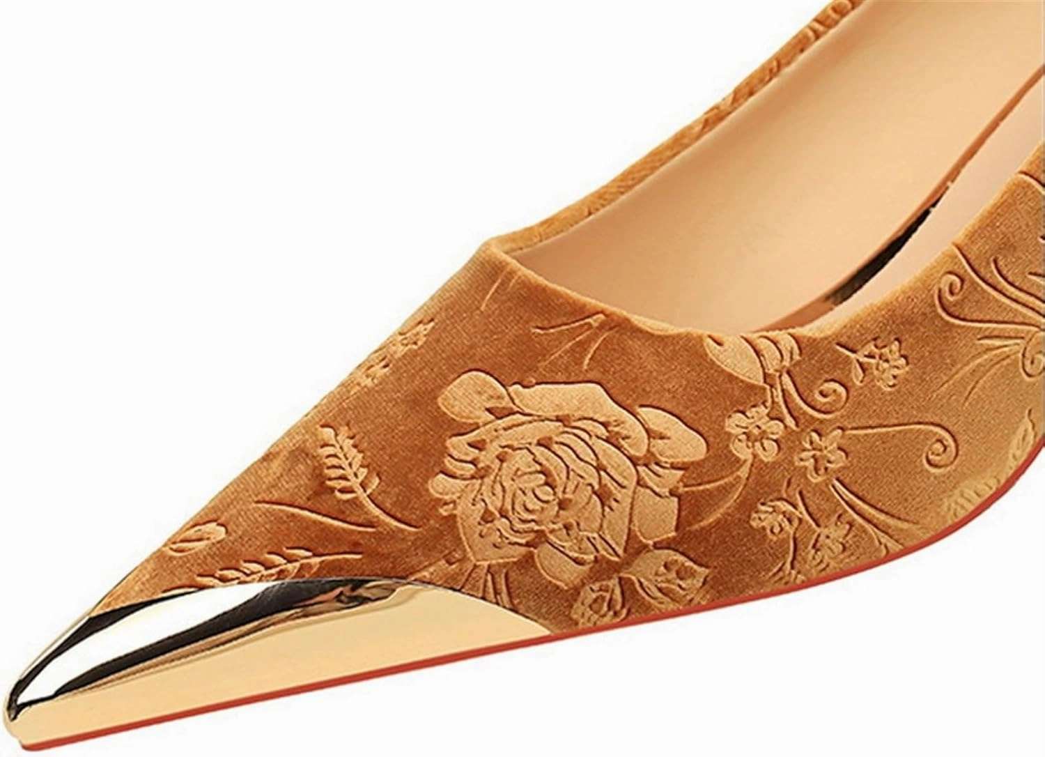 Women Pointed Toe Vintage Heels Fashion Stiletto Elegant Ladies Pumps Shallow Sexy