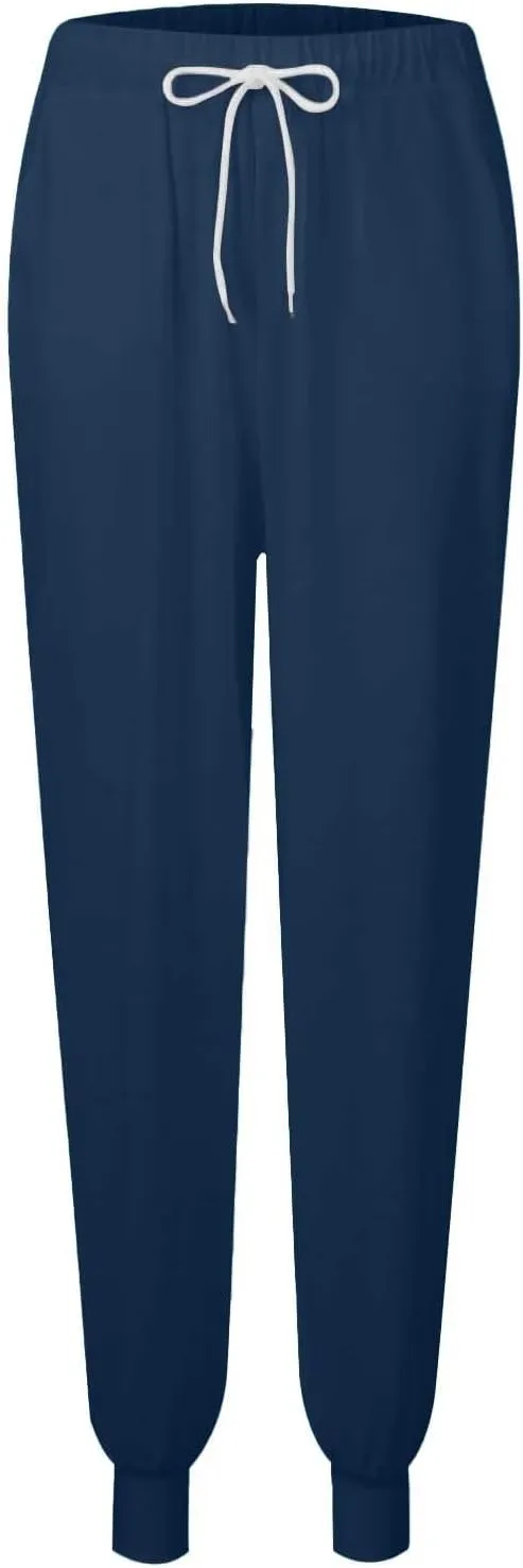 Women's 2 Piece Outfits Long Sleeve Crewneck Pullover Tops and Long Pant Tracksuit Sweatsuits with Sweatpants 2 Piece