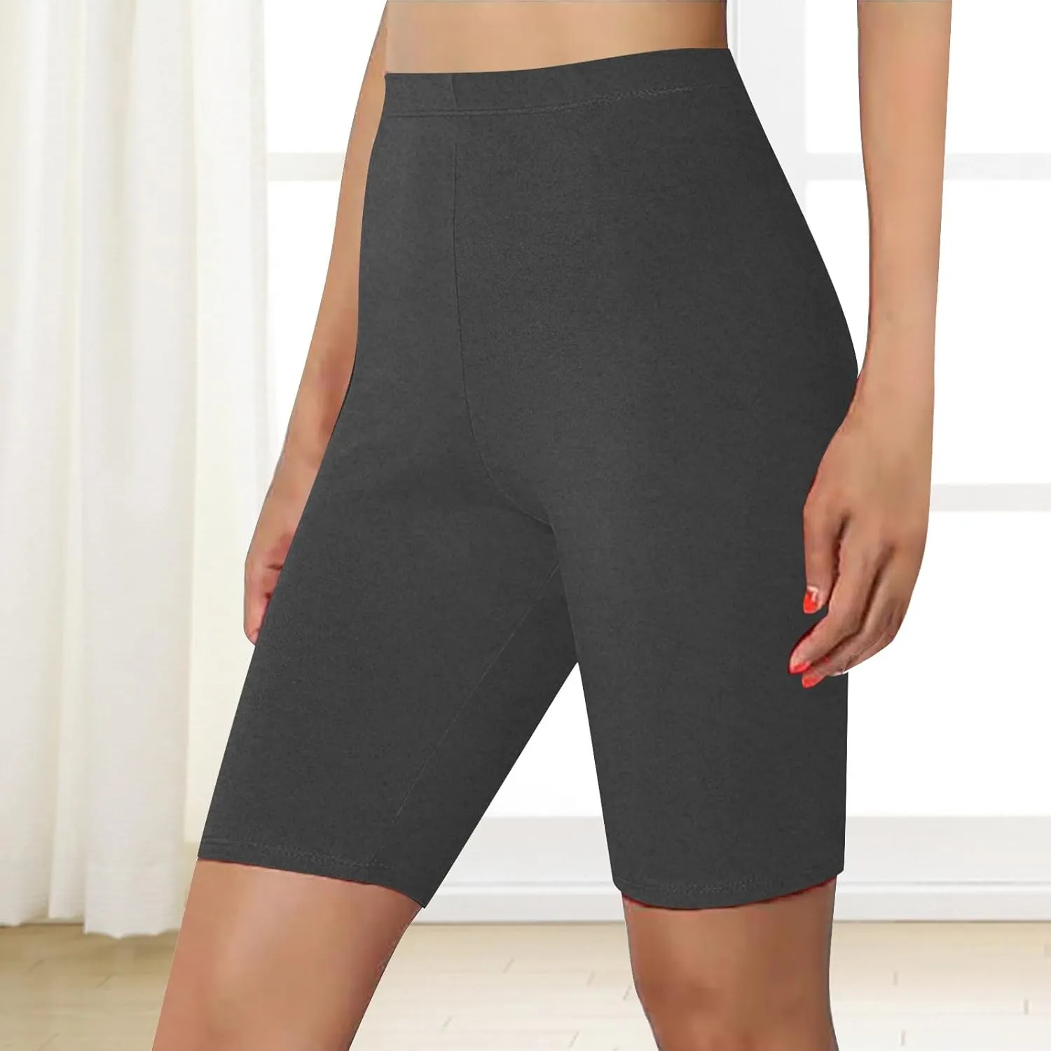 Women's Biker Shorts Women's Fitness Yoga Shorts High Waist Women's Dance Volleyball Hip High Waisted Tummy Control