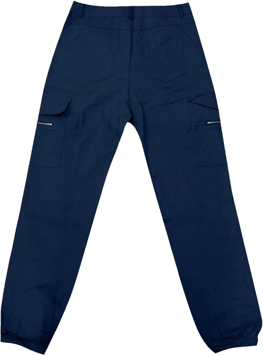 Womens Skinny Cargo Jeans with Pockets Mid Waist Flap Pocket Motorcycle Western Cowgirl Trousers Slim Fit Denim Pants