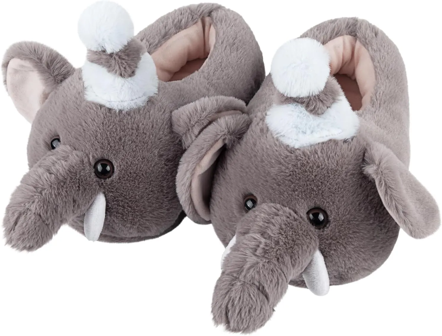 Women's Slippers Cute Birthday Animal Slippers Funny Slippers Novelty Penguin Cozy Slippers Fuzzy Soft Winter Warm House Shoes Gifts for Christmas