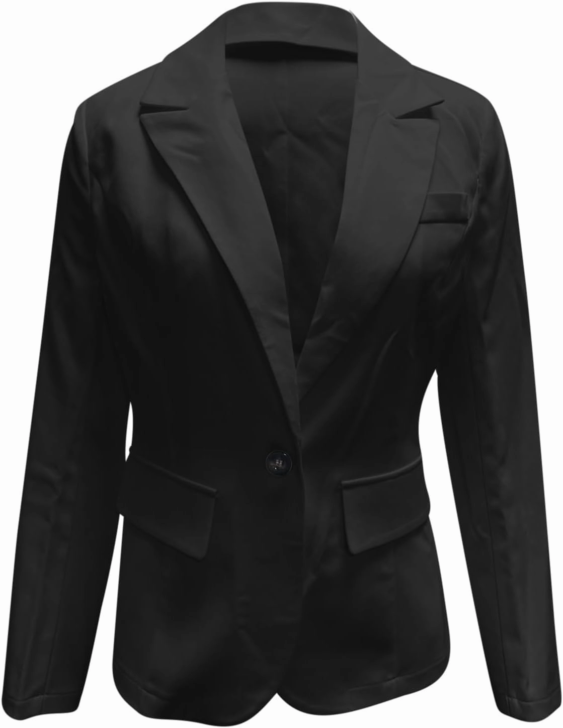 Womens Blazer Casual Lapel Long Sleeve Solid Classic Open Front Cardigan Blazers Daily Commute Office Fall Coats