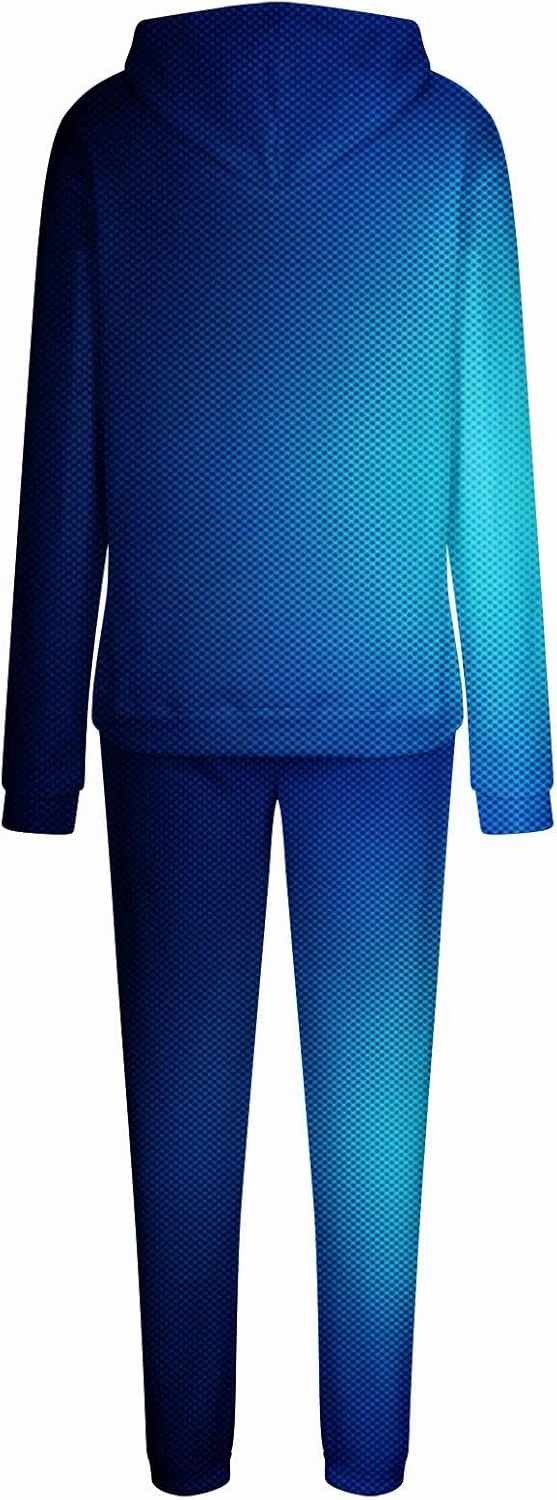 Workout Sets for Men Running Sports Hooded Sweatsuit Casual Long Sleeve Pullover Drawstring Pant 2 Piece Outfits